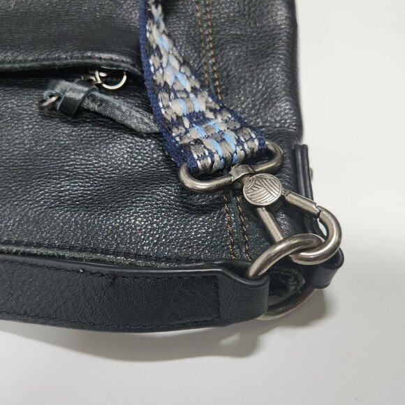 The Sak Leather Crossbody Bag Purse Black - Picture 13 of 16